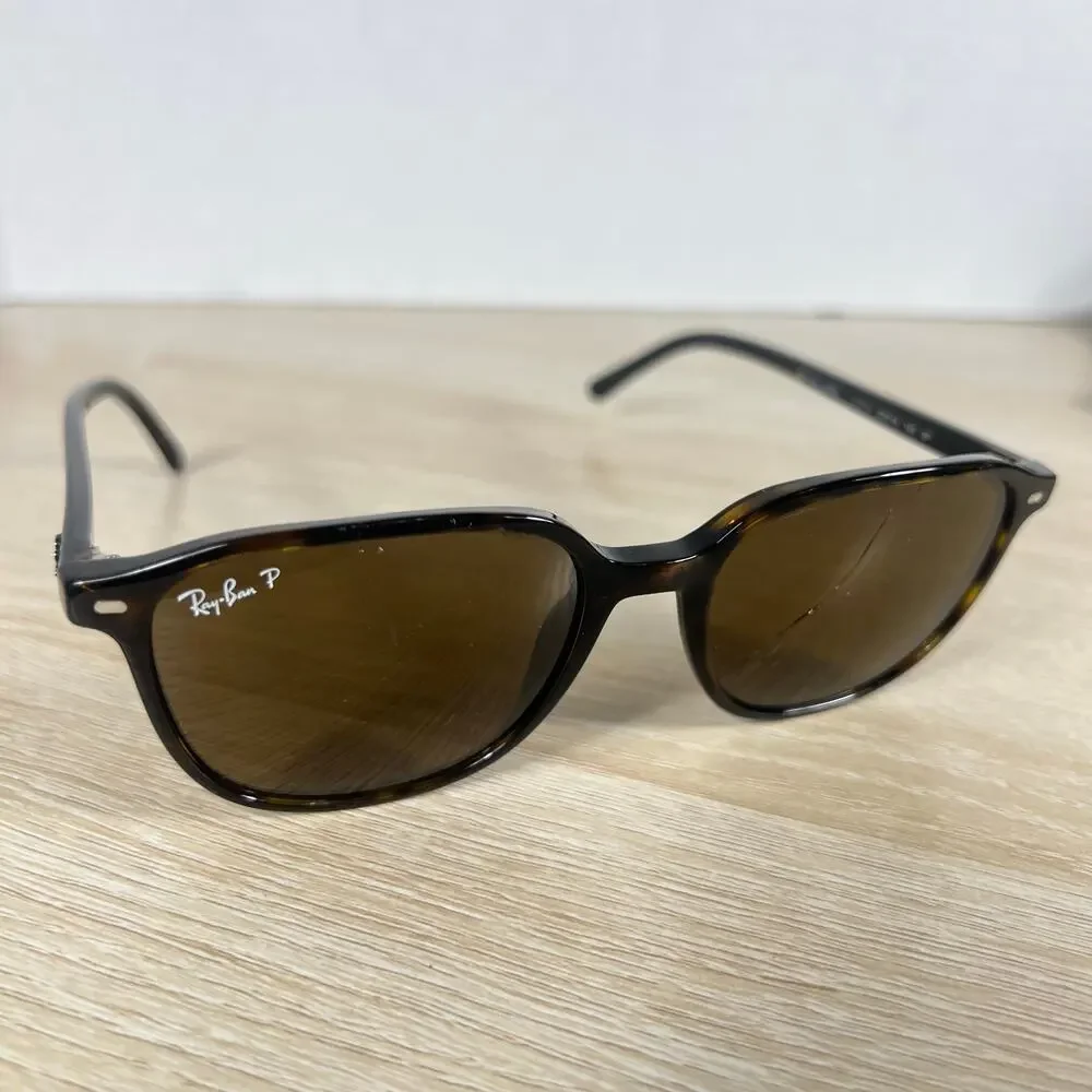 Ray-Ban RB2193 Leonard 902/57 Sunglasses Tortoise Shell READ DESC 53-18-145
